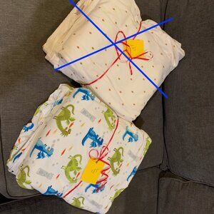 Twin size flannel dragon sheets
